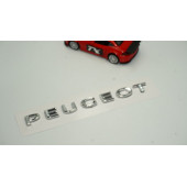 DK Tuning Peugeot Bagaj Krom ABS 3M 3D Yazı Logo Amblem 18,5 Cm - 2