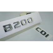 Dk Tuning B200 Cdi Bagaj Krom Abs 3m 3d Yazı Logo Benz İle Uyumlu - 1