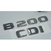 Dk Tuning B200 Cdi Bagaj Krom Abs 3m 3d Yazı Logo Benz İle Uyumlu - 3