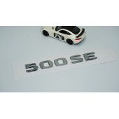 DK Tuning 500 SE Bagaj Krom ABS 3M 3D Yazı Logo Benz İle Uyumlu - 2