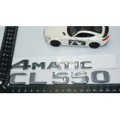 DK Tuning Benz CL550 4Matic Bagaj Krom ABS 3M 3D Yazı Logo - 4