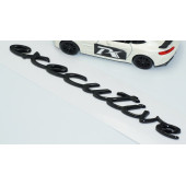 DK Tuning Porsche Executive Bagaj 3M 3D Siyah ABS Yazı Logo Amblem - 3