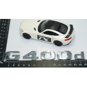 DK Tuning G400d Bagaj Krom ABS 3M 3D Yazı Logo Benz İle Uyumlu - 4
