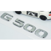 DK Tuning G500 Bagaj Krom ABS 3M 3D Yazı Logo Benz İle Uyumlu - 3
