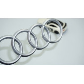 DK Tuning Motor Kapağı 16cm Gri Amblem Logosu Audi İle Uyumlu - 2
