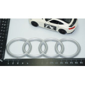 DK Tuning Motor Kapağı 16cm Gri Amblem Logosu Audi İle Uyumlu - 6