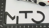 DK Tuning Mito Siyah ABS Bagaj Yazı Logo Alfa Romeo İle Uyumlu - 3