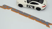 DK Tuning Ranger Stormtrak Bagaj Turuncu Yazı Logo Ford İle Uyumlu - 5