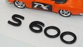 DK Tuning S600 Maybach Bagaj Siyah ABS Yazı Logo Arma thumbnail 5