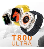 T800 Ultra Akıllı Saat Ios Andorid Destekli Arama Özeliği Sensörlü Lcd Ekran 3tuş - 3