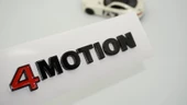 DK Tuning 4 Motion Bagaj Siyah ABS Logo Yazı Volkswagen İle Uyumlu - 1