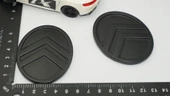 DK Tuning Citroen C3 C4 C5 C6 Siyah ABS Yan Kanatlar Logo Arma Seti - 2