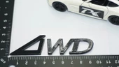 DK Tuning 4WD Bagaj 3M Siyah ABS Yazı Logo Hyundai İle Uyumlu - 2