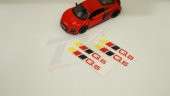 Audi Q5 Logo 3M 3D Damla Silikon Torpido Bagaj Çamurluk Logo Ambl - 2