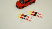 Audi A4 Logo 3M 3D Damla Silikon Torpido Bagaj Çamurluk Logo Ambl - 2