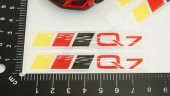Audi Q7 Logo 3M 3D Damla Silikon Torpido Bagaj Çamurluk Logo Ambl - 6