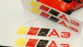 Audi A3 Logo 3M 3D Damla Silikon Torpido Bagaj Çamurluk Logo Ambl - 5