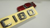 C180 Bagaj Krom ABS 3M 3D Yazı Logo Orjinal Ürün - 1