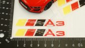 Audi A3 Logo 3M 3D Damla Silikon Torpido Bagaj Çamurluk Logo Ambl - 6