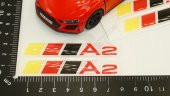 Audi A2 Logo 3M 3D Damla Silikon Torpido Bagaj Çamurluk Logo Ambl - 6