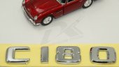 C180 Bagaj Krom ABS 3M 3D Yazı Logo Orjinal Ürün - 4