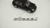 Porsche Diesel Krom ABS 3M 3D Çamurluk Yanı Yazı Logo Orjinal Ürü thumbnail 4