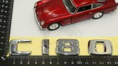C180 Bagaj Krom ABS 3M 3D Yazı Logo Orjinal Ürün - 6