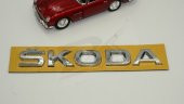 Skoda Bagaj Krom ABS 3M 3D Yazı Logo Amblem - 3