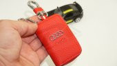Audi Logo Orjinal Deri Çanta Anahtarlık New Style - 1