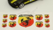 Fiat Abarth Logo 3M 3D Damla Silikon Torpido Bagaj Çamurluk Logo - 4