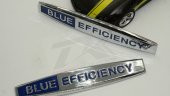 Blue Efficiency Logo Yan Çamurluk 3M 3D Krom Metal - 5