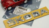 Skoda Bagaj Krom ABS 3M 3D Yazı Logo Amblem - 9