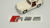 Audi RS5 Bagaj Krom ABS 3M 3D Yazı Logo Amblem Orjinal ürün thumbnail 3