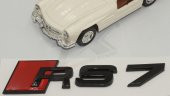 Audi RS7 Bagaj Krom ABS 3M 3D Yazı Logo Amblem Orjinal ürün - 6