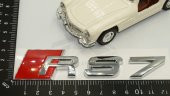 Audi RS7 Bagaj Krom ABS 3M 3D Yazı Logo Amblem Orjinal ürün - 7