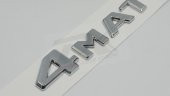 4 Matic Bagaj Krom ABS 3M 3D Yazı Logo Orjinal Ürün - 4