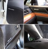 Dynaudio Logo Hoparlör Krom Metal 3M Logo Amblem 2 Li Set - 2