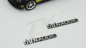 Dynaudio Logo Hoparlör Krom Metal 3M Logo Amblem 2 Li Set - 4