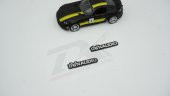 Dynaudio Logo Hoparlör Krom Metal 3M Logo Amblem 2 Li Set - 3