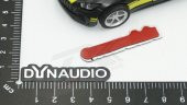 Dynaudio Logo Hoparlör Krom Metal 3M Logo Amblem 2 Li Set - 6