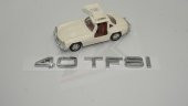 Audi 40 TFSİ Krom ABS 3M 3D Bagaj Yazı Logo Orjinal Ürün thumbnail 2