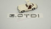 Audi 3.0 TDi B7 B8 B9 Krom ABS 3M 3D Bagaj Yazı Logo Orjinal Ürün - 2