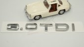 Audi 3.0 TDi B7 B8 B9 Krom ABS 3M 3D Bagaj Yazı Logo Orjinal Ürün - 4