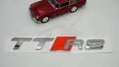 Audi TTRS Krom ABS 3M 3D Bagaj Logo Yazı Orjinal Ürün - 3