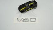 Volvo V60 Krom ABS 3M 3D Bagaj Logo Yazı Orjinal Ürün - 2