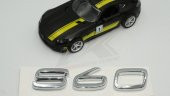 Volvo S60 Krom ABS 3M 3D Bagaj Logo Yazı Orjinal Ürün - 3