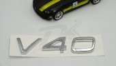 Volvo V40 Krom ABS 3M 3D Bagaj Logo Yazı Orjinal Ürün - 3