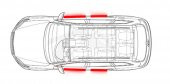 Volvo Logo Karbon Fiber Deri Kapı Eşiği Dekoratif Koruyucu Şeritl - 9