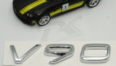 Volvo V90 Krom ABS 3M 3D Bagaj Logo Yazı Orjinal Ürün - 5