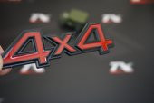 4X4 Arazi Suv Pickup Bagaj Krom Metal 3M 3D Yazı Logo Amblem - 2
